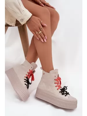 Dámske topánky GOE SS2N4047 BEIGE