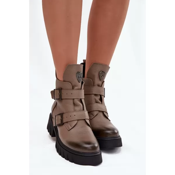  Dámske topánky ZAZOO 60482 BEIGE 