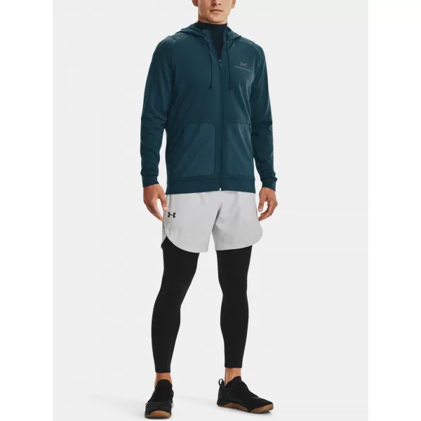  Pánska mikina UNDER ARMOUR RUSH ALL PURPOSE FZ HD MODRÁ 