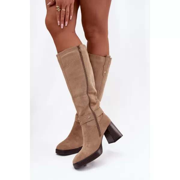  Dámske čižmy BOTO ALESSARA 40612 KHAKI 