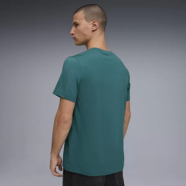  Pánske tričko PUMA GRAPHIC TEE 691775_41 EMERALD ICE 