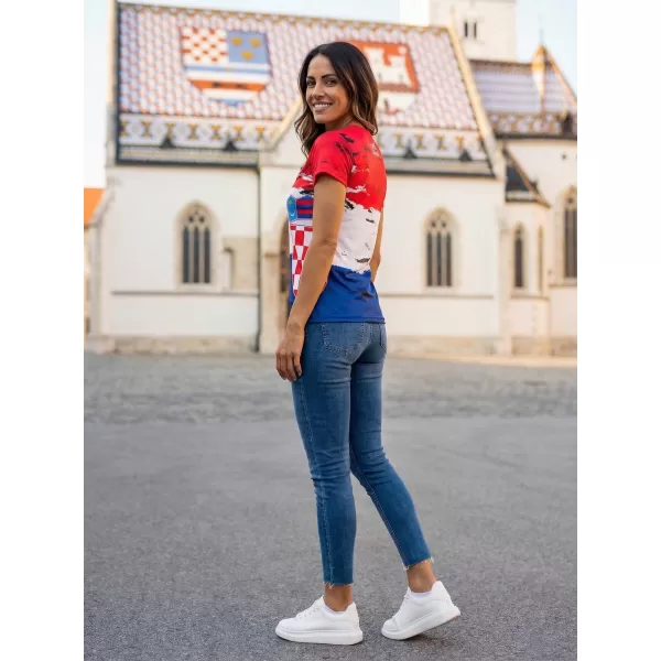  Dámske tričko premium ALTISPORT VOJ/ALW036HR/TR01 CHORVÁTSKO 