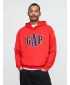 Pánska mikina GAP LOGO PULLOVER HOODIE 744728-02 TOMATO SAUCE