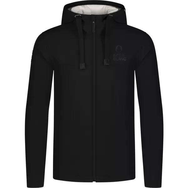  Pánska softshellová mikina NORDBLANC CANOPY NBSSM8340 ČIERNA 