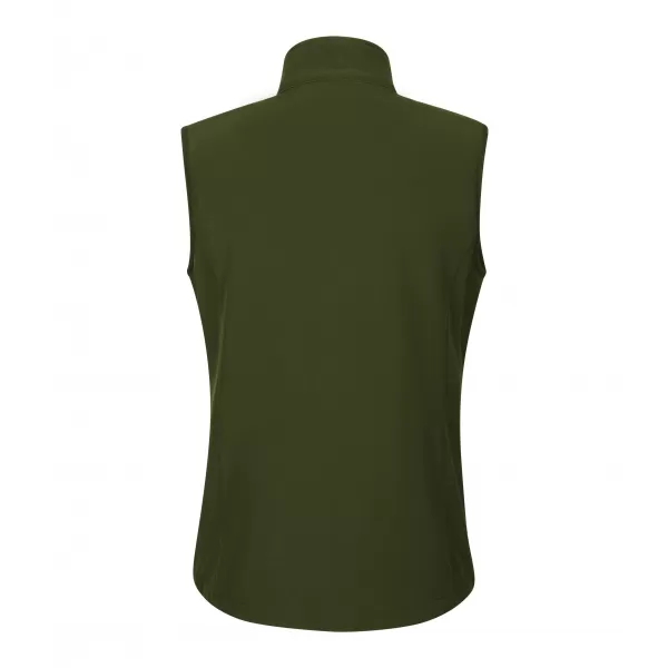  Dámska softshellová vesta ALTISPORT NoPrint NP/ALW965 MILITARY 