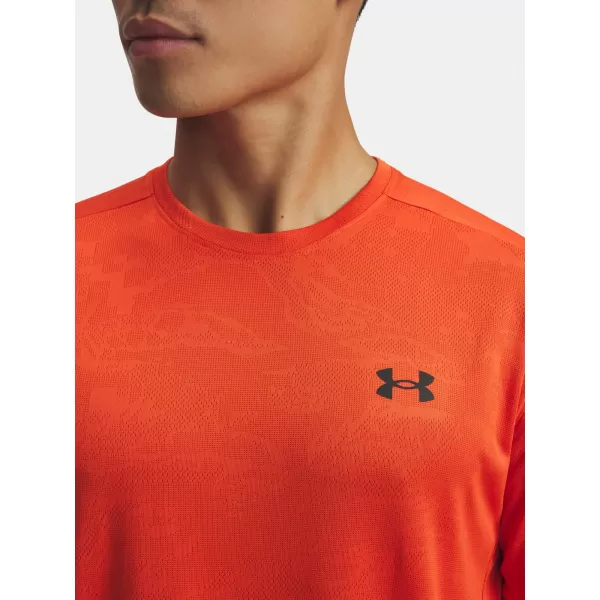  Pánske tričko UNDER ARMOUR UA TECH VENT JACQUARD SS 1377052-844 ORANŽOVÁ 