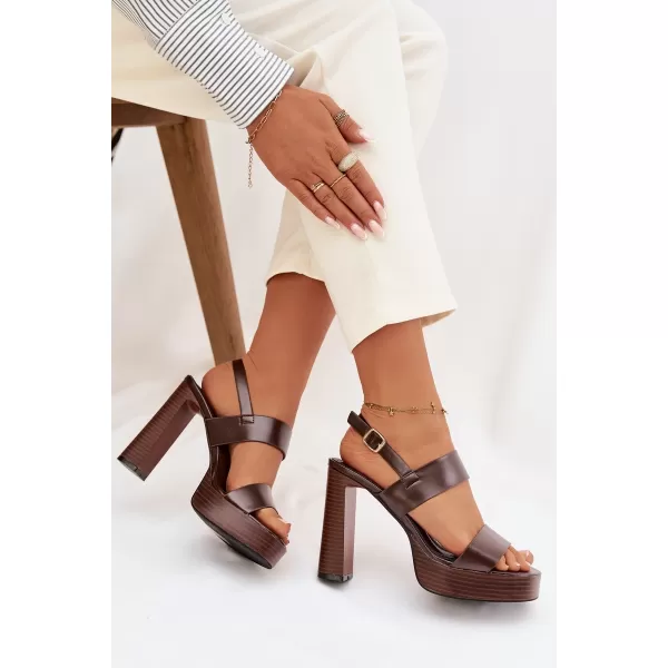  Dámske sandále BOTO HANELIA 41462 BROWN 