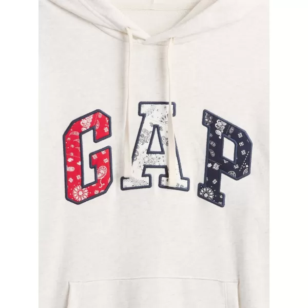  Pánska mikina GAP LOGO PULLOVER HOODIE 767818-00 PALE GREY HEATHER 