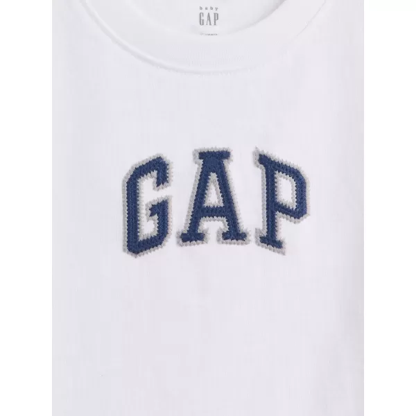  Detské tričko GAP ORIGINAL LOGO TEE 779644-04 OPTIC WHITE 