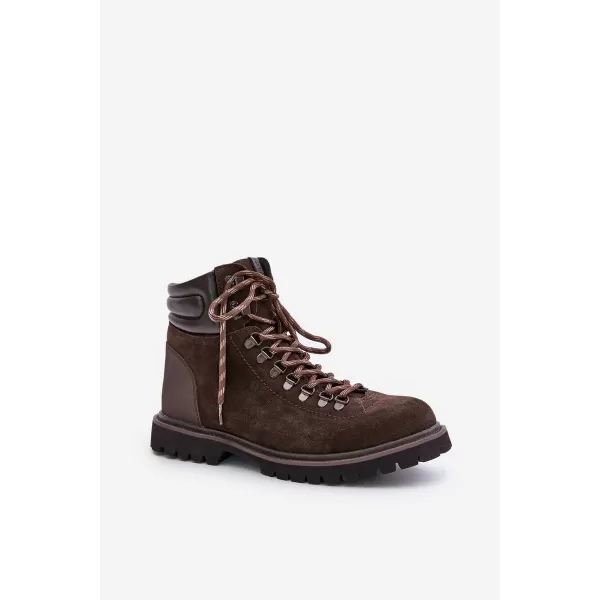  Pánske topánky BIG STAR OO174644 BROWN/BEIGE Big Star Shoes 