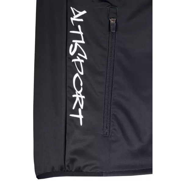  Pánska softshellová bunda premium ALTISPORT VOJ/ALM051JACK01 PETROLEJOVÁ/ČIERNA 
