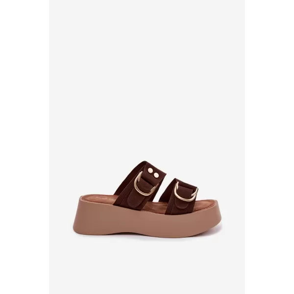  Dámske sandále BOTO NELIRAE 42057 COFFEE 