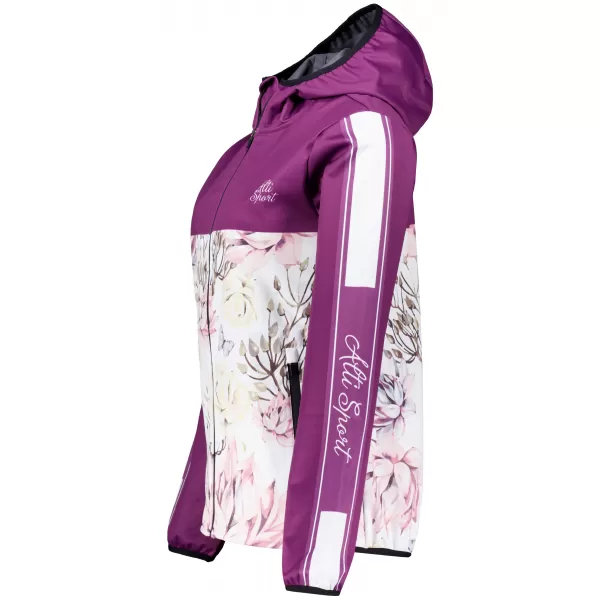  Dámska softshellová bunda premium ALTISPORT VOJ/ALW008JACK01 VÍNOVÁ 