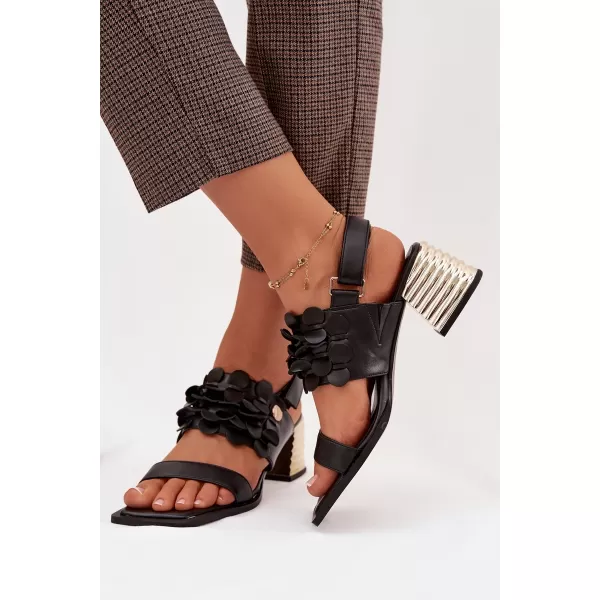  Dámske sandále D&A CR61-3062 BLACK 
