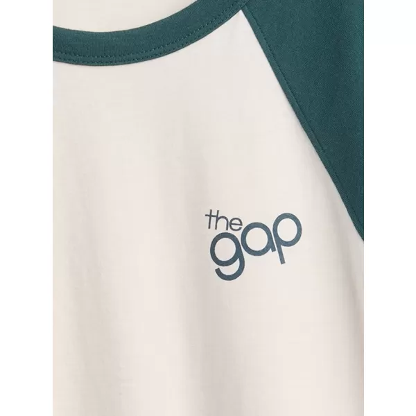  Dámske tričko GAP RAGLAN CROPPED TEE 846969-02 DEEP HUNTER 