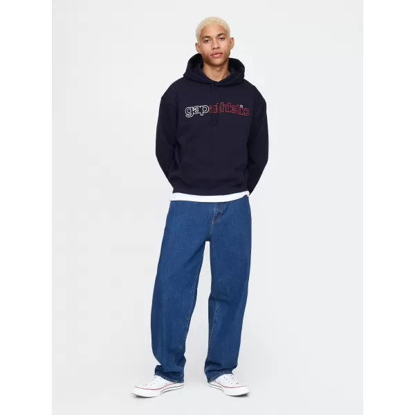  Pánska mikina GAP LOGO HOODIE PULLOVER 646080-00 NAVY UNIFORM 