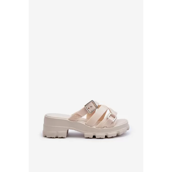  Dámske žabky ZAXY NN285042 BEIGE 