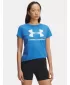 Dámske tričko UNDER ARMOUR UA LOGO SS 1356305-402 MODRÁ