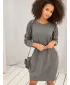 Dámske šaty BASIC FEEL GOOD RV-TU-5184.93P DARK GREY
