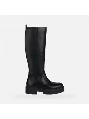 Dámske čižmy GEOX SPHERICA EC7 G004247 ČIERNA