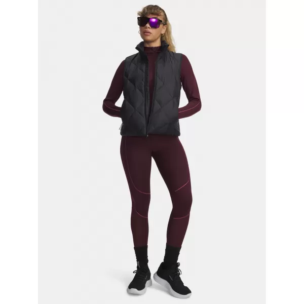  Dámske legíny UNDER ARMOUR UA COLDGEAR TEXTURED LEGGING 6003997-600 ČERVENÁ 