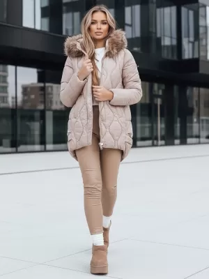 Dámska bunda DSTREET TY5494 BÉŽOVÁ