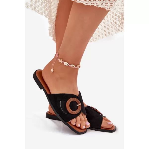  Dámske šľapky BOTO LANONI 37772 BLACK 