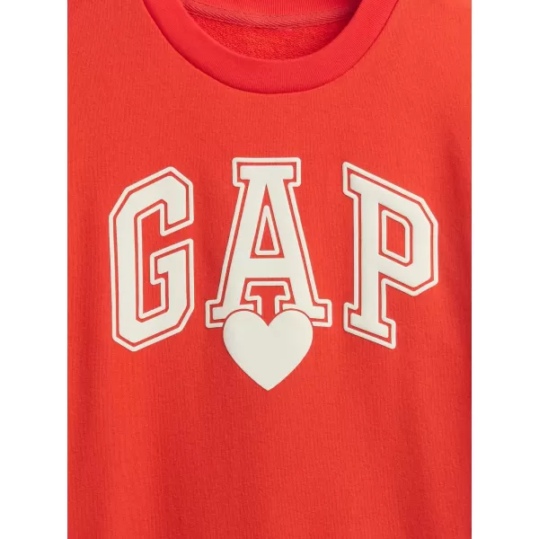  Detské šaty GAP LOGO DRESS 781767-00 POSTER RED 