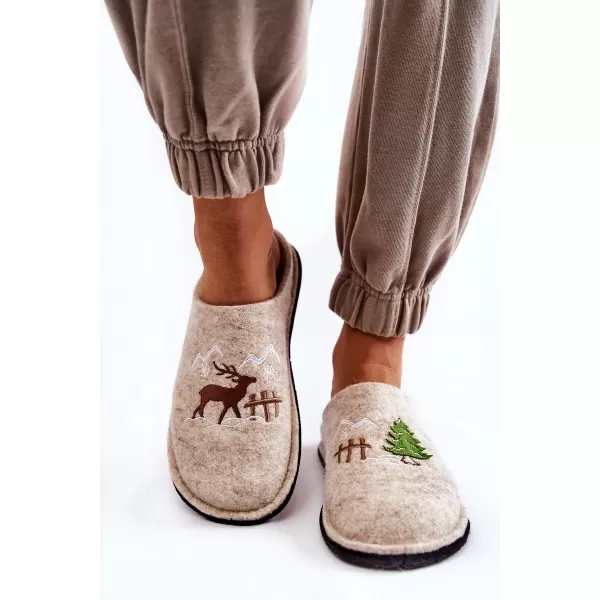  Dámske šľapky BIG STAR KK276016 BEIGE Big Star Shoes 
