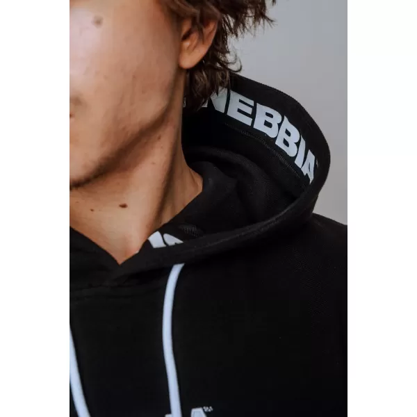  HERO 299 BLACK Nebbia mikina bez rukávov 