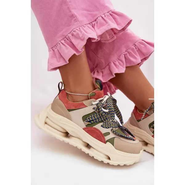  Dámske tenisky D&A CR61-3133 BEIGE 
