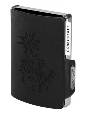 Peňaženka MONDRAGHI Silhouette Edelweiss BLACK
