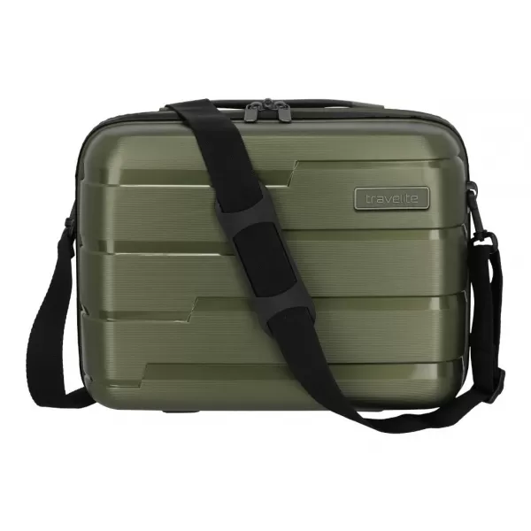  Kozmetický kufrík TRAVELITE AIR BASE BEAUTY CASE OLIVOVÝ 