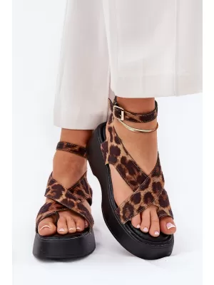 Dámske sandále BOTO TENZORUS 36260 LEOPARD