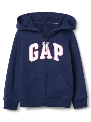 Detská mikina GAP LOGO HOODIE ZIP 259444-03 ELYSIAN BLUE