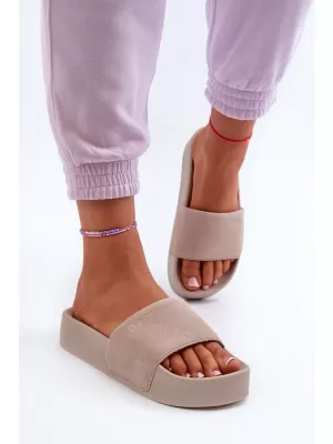Dámske topánky BIG STAR NN274A671 BEIGE Big Star Shoes