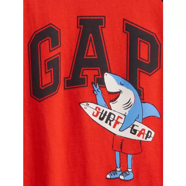  Detské tričko GAP LOGO TEE 781859-02 POSTER RED 
