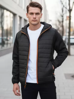 Pánska bunda DSTREET TX3785 ČIERNA