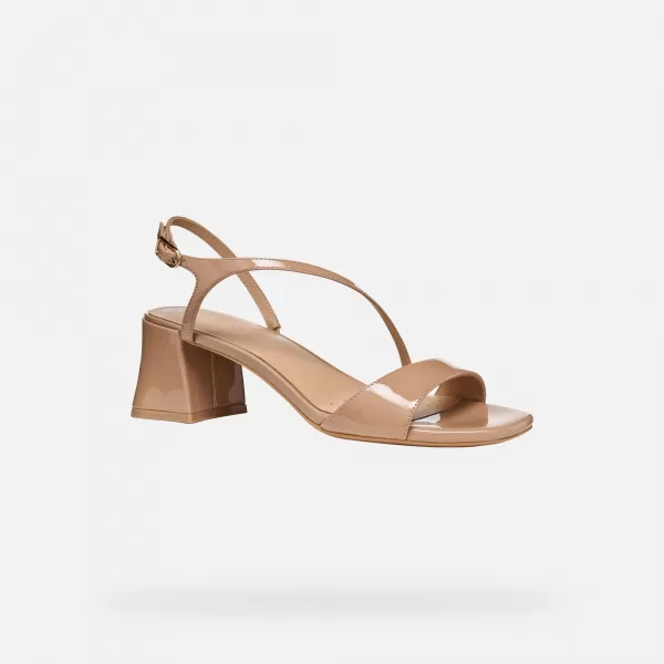  Dámske sandále GEOX NEW ERAKLIA 50 T01 G012946 SVETLO HNEDÁ 