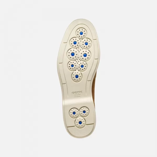  Pánske mokasíny GEOX SPHERICA EC17 G014396 HNEDÁ 