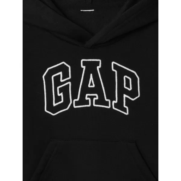  Detská mikina GAP LOGO PULLOVER HOODIE 824091-00 TRUE BLACK 