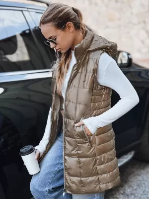 Dámska vesta DSTREET TY5258 ZLATÁ