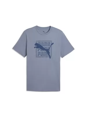 Pánske tričko PUMA GRAPHIC TEE 691775_65 ŠEDÁ OBLOHA
