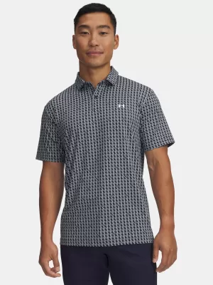Pánske tričko UNDER ARMOUR UA T2G PRINTED POLO 6012304-412 MODRÁ