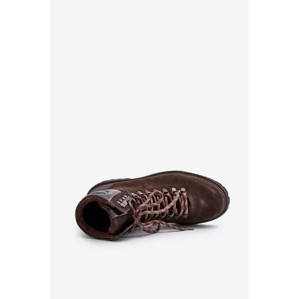  Pánske topánky BIG STAR OO174644 BROWN/BEIGE Big Star Shoes 