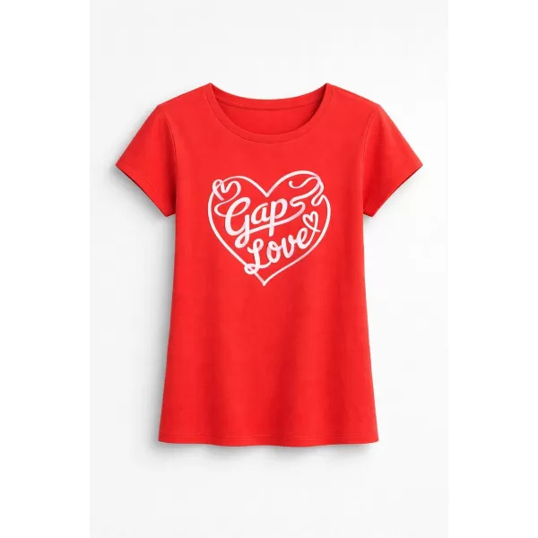  Detské tričko GAP TEE 853562-03 MODERN RED 