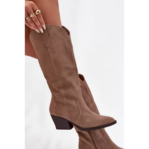  Dámske čižmy BOTO URSELLE 40126 KHAKI 
