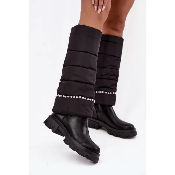  Dámske čižmy BOTO IRVETTE 40092 BLACK 