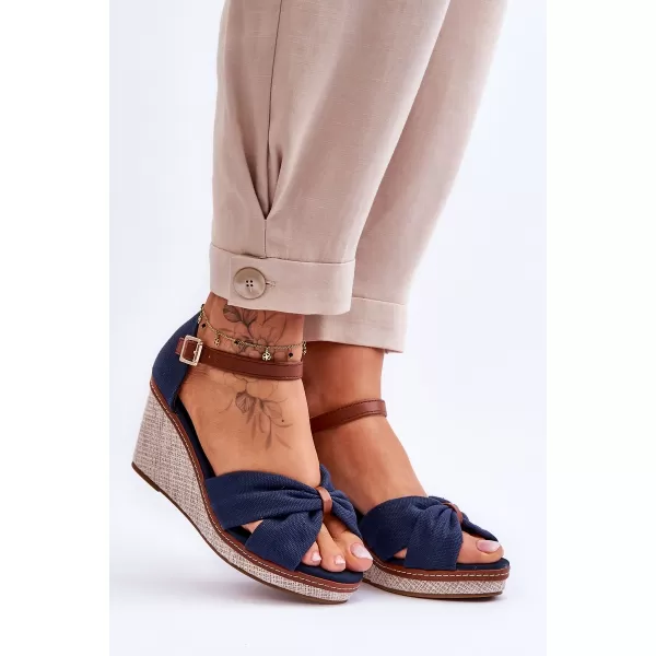  Dámske sandále BOTO DAPHNE 25416 NAVY 