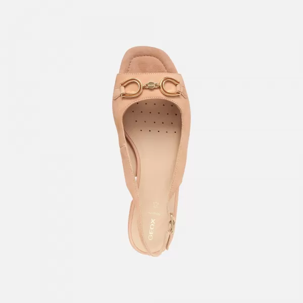  Dámske sandále GEOX NEW ERAKLIA 15 G012991 BÉŽOVÁ 
